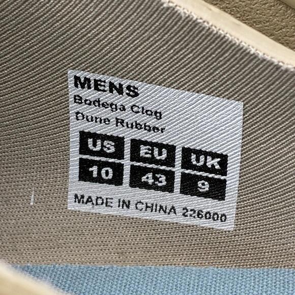 SeaVees Bodega Clogs Men’s 10 Dune Tan Rubber Slip On Outdoor Casual Shoes - Picture 3 of 8